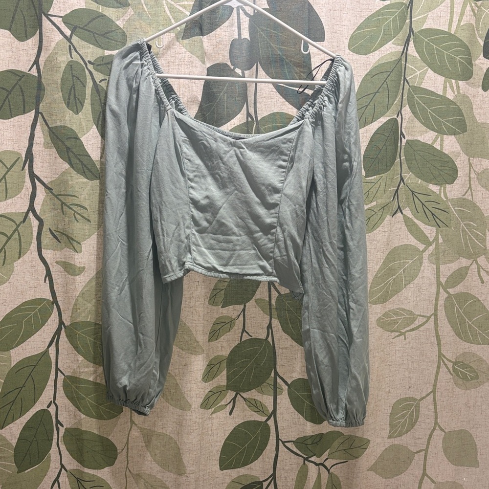 Forever 21 Sage Green Blouse
